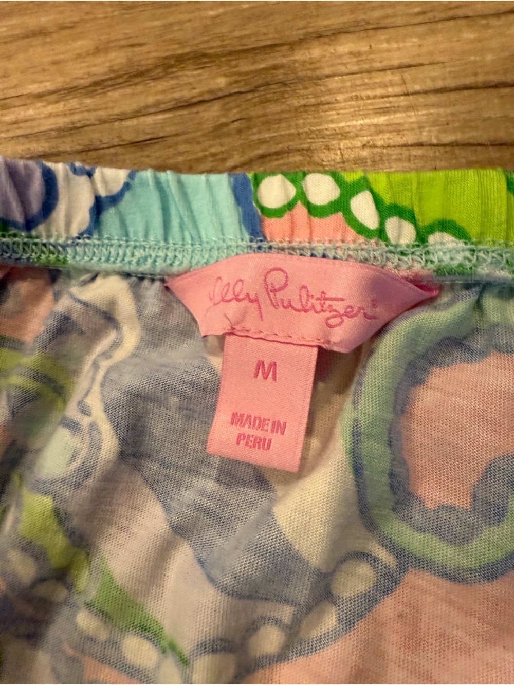 Lilly Pulitzer Windsor Strapless Dress Multi Conch Republic Pull On Size M - Picture 3 of 5